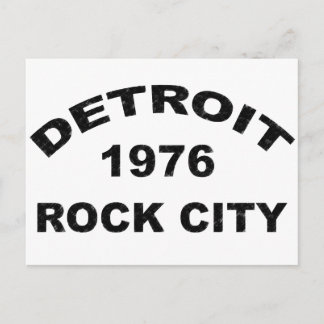 DETROIT ROCK CITY 1976 POSTKARTE