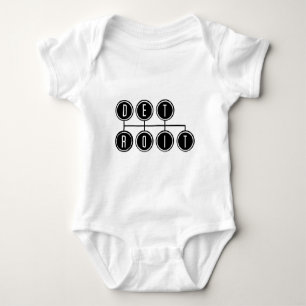 Detroit-Schieber Baby Strampler