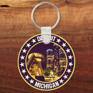 Detroit Schlüsselanhänger