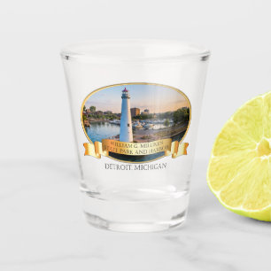 Detroit-Schuss-Glas - Milliken Staats-Park Schnapsglas