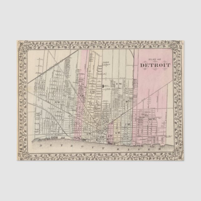 Detroit Seidenpapier (Vorderseite)