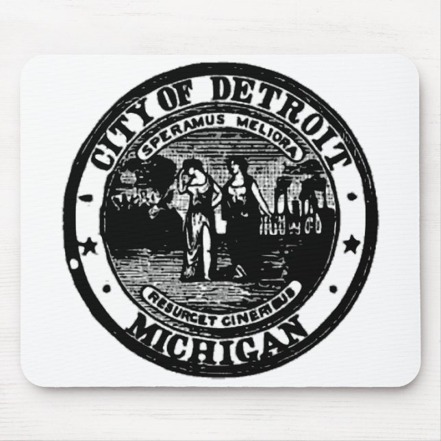 Detroit-Siegel Mousepad (Vorne)