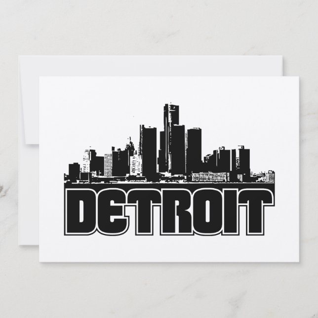 Detroit Skyline (Vorderseite)