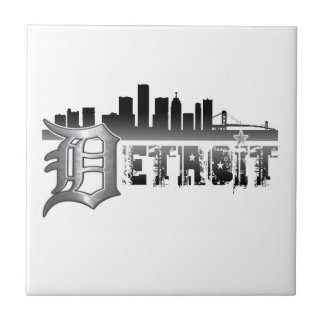 Detroit-Skyline Fliese