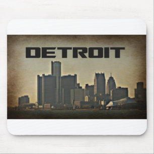 Detroit-Skyline Mousepad