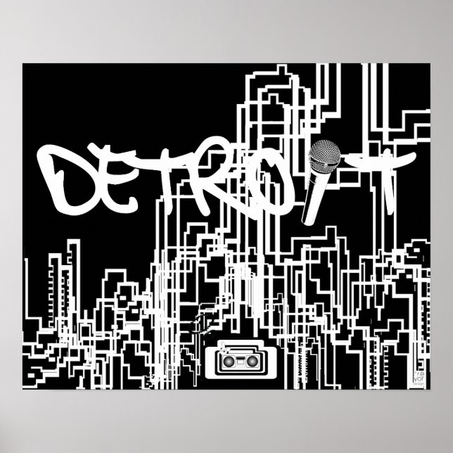 Detroit Speaks Poster (Vorne)