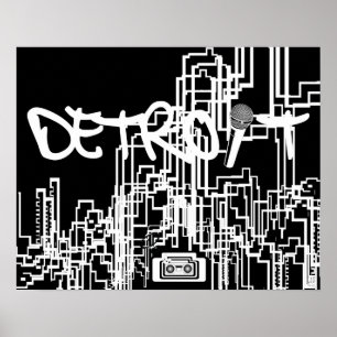 Detroit spricht Plakat