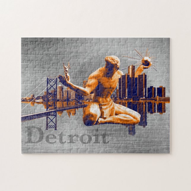 Detroit-Stadt (Horizontal)