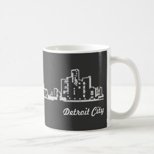 Detroit-Stadt Kaffeetasse