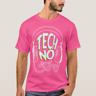 Detroit Techno House Music Festival Kopfhörer Edm T-Shirt