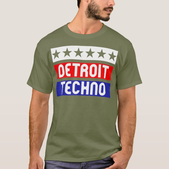 Detroit Techno House Music Festival USA EDM T-Shirt (Vorderseite)