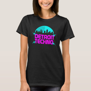 Detroit Techno House Musikfestival Rhythmisch Edm T-Shirt