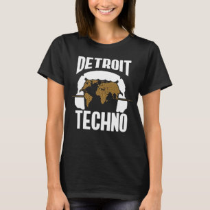 Detroit Techno House Musikfestival Synthpop EDM D T-Shirt