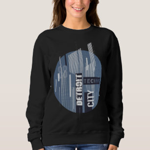 Detroit Techno Musik 88 Original Retro Techno Hous Sweatshirt