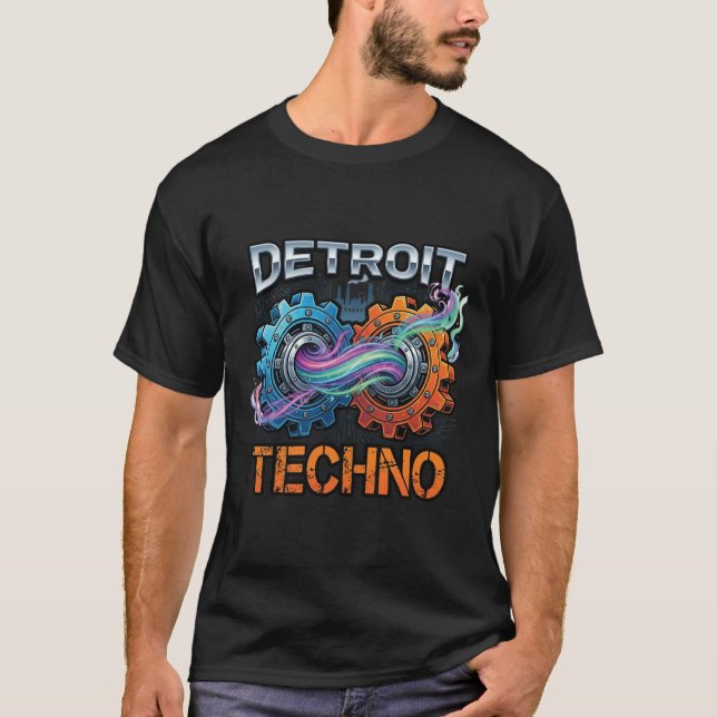 Detroit Techno T-Shirt (Vorderseite)