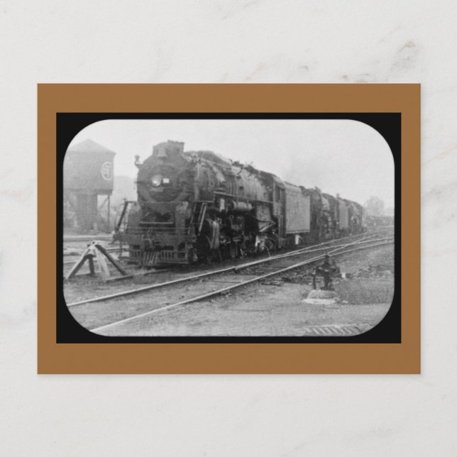 Detroit Terminal Bahn Lokomotive Postkarte (Vorderseite)