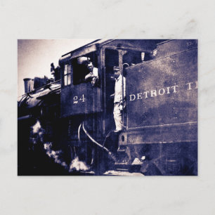 Detroit Terminal Railroad Lokomotive #24 Postkarte