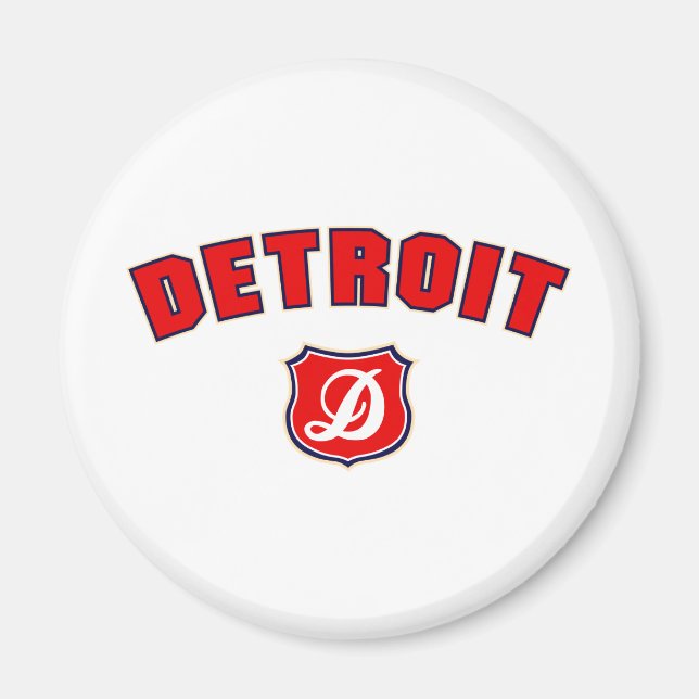 Detroit Throwback Magnet (Vorne)