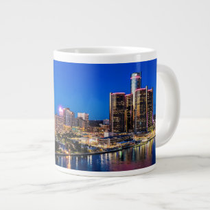 Detroit Twilight Jumbo Tasse