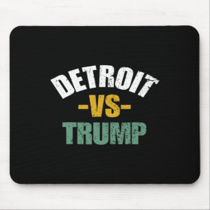 Detroit Vs Trump 2024 Wahl Anti-Trump für Mousepad