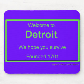 Detroit-Willkommen Mousepad
