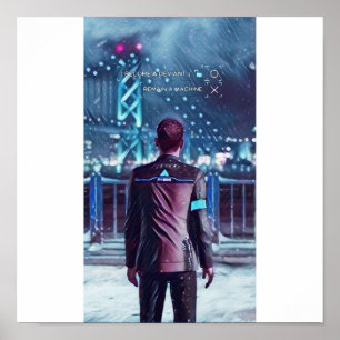 Detroit wird menschliches Design Poster