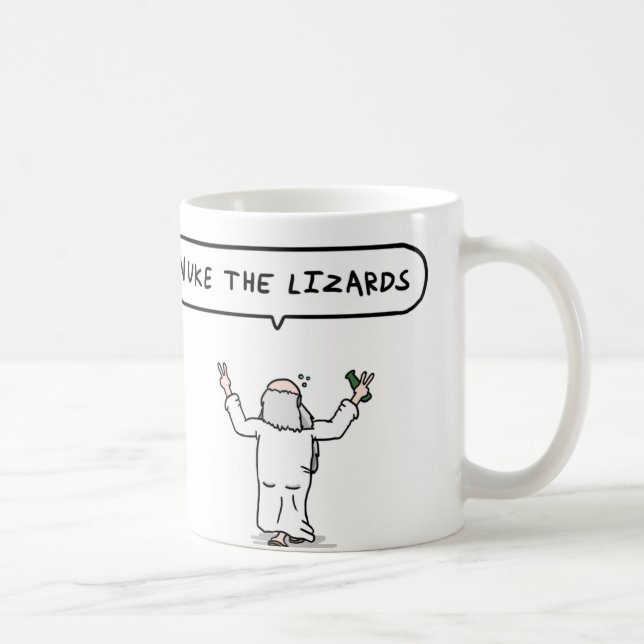 DÉTRUISEZ la tasse de café de LÉZARDS (Droite)