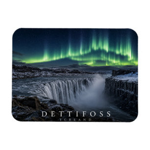 Dettifoss Nordlichter Magnet