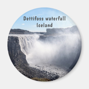 Dettifoss-Wasserfall im Vatnajokull NP - Island Magnet