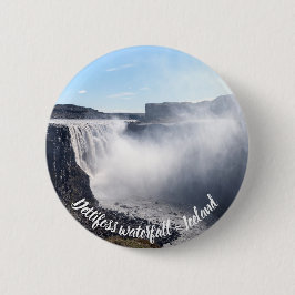 Dettifoss Waterfall in Vatnajokull NP - Iceland Button