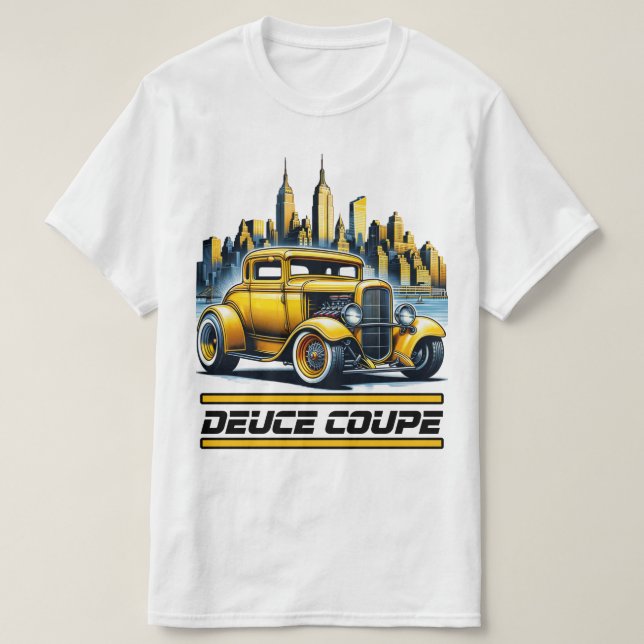 Deuce Coupe-Stadtbild T-Shirt (Design vorne)