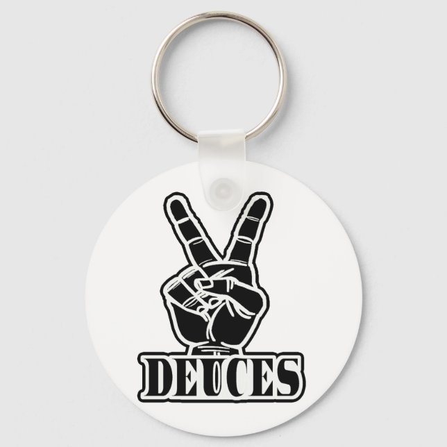 Deuces Schlüsselanhänger (Vorderseite)