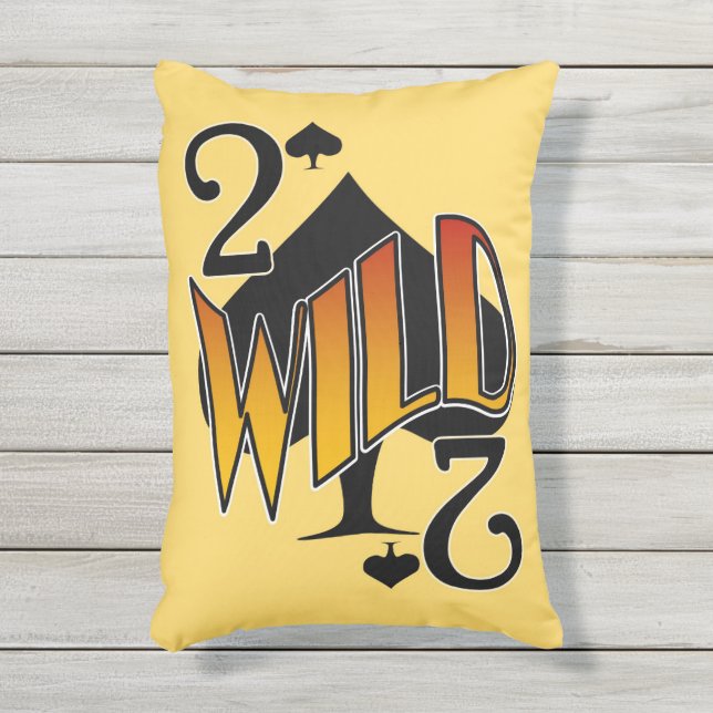 Deuces Wild 2 Piazza della Riforma Kissen Für Draußen (Vorderseite(Vertikal))