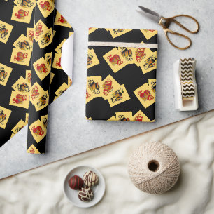 Deuces Wild Card Play Wrapping Paper Geschenkpapier