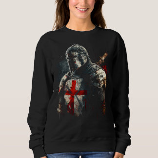 Deus vult medieval templar knight crusader 1 sweatshirt