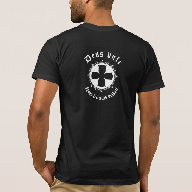 Deus Vult T-Shirt (Rückseite)