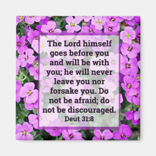 Deutéronome 31:8 Magnet