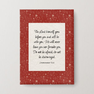 Deuteronomie 31:8 Bibel Verse Bild Button