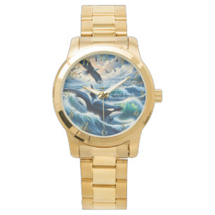 Deuteronomie 31:8 Christliches Meer mit Sonnenunte Armbanduhr