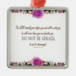 Deuteronomie 31:8 Der Herr geht vor dir Ornament Aus Metall