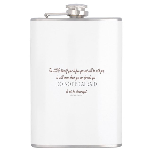 Deuteronomie_31:8 Flachmann (Vorderseite)