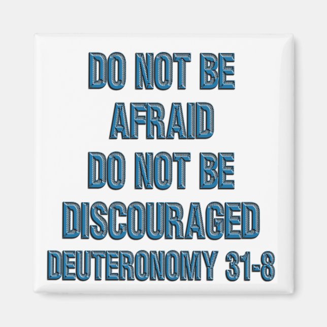 Deuteronomie 31:8 magnet (Vorne)