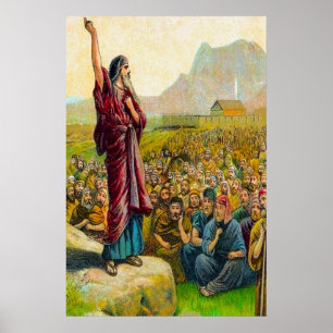 Deuteronomie 6:1-9 Liebe und Obey-Gott-Poster Poster