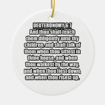Deuteronomie 6:7 KJV Bibelverse