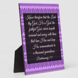 Deuteronomie 7:9 fotoplatte