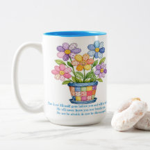 Deuteronomium 31:8 Zweifarben-Kaffeetasse
