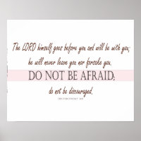 Deuteronomy 31:8, Do Not be Afraid, Lord with You