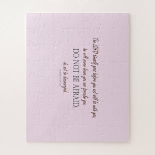 Deuteronomy 31 Do Not Be Afraid, Floral Borders