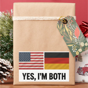 Deutsch Amerikaner Ja Ich Bin Beides - Deutschland Rechteckiger Aufkleber