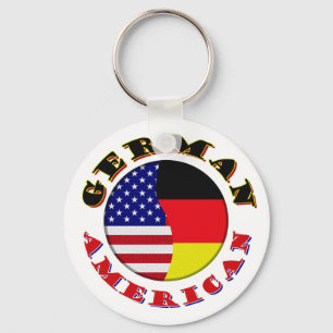 deutsch-amerikanisch schlüsselanhänger